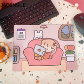 Kawaii Deskpad Podloga za miš Vodootporna slatka podloga za miš Podloge za pisaći stol za miševe Mause za uredsko računalo Tipkovnica Laptop Podloga za miš