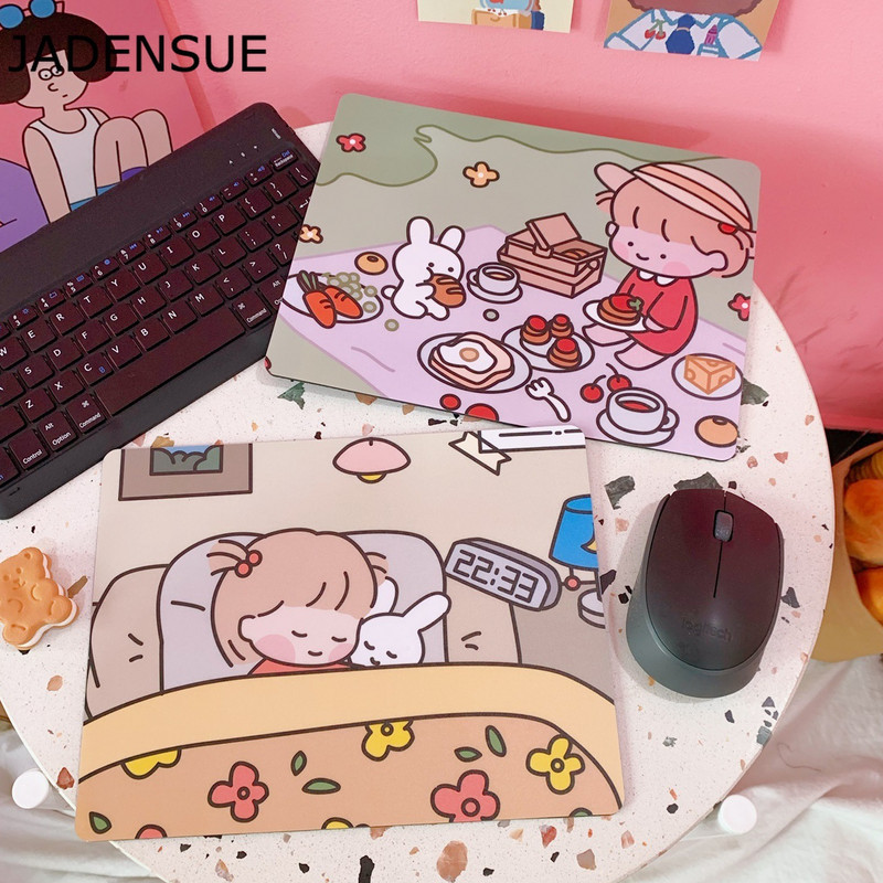 Kawaii Deskpad Podloga za miš Vodootporna slatka podloga za miš Podloge za pisaći stol za miševe Mause za uredsko računalo Tipkovnica Laptop Podloga za miš