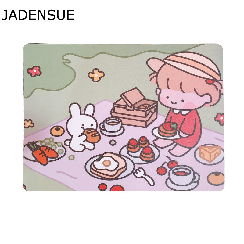 Kawaii Deskpad Podloga za miš Vodootporna slatka podloga za miš Podloge za pisaći stol za miševe Mause za uredsko računalo Tipkovnica Laptop Podloga za miš