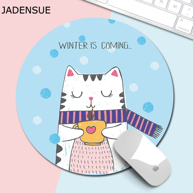 Drăguț Mouse Pad Kawaii Cat Antiderapant Covoraș de birou Impermeabil Deskpad Laptop Mouse Pad Computer Scoala Accesorii de papetărie de birou