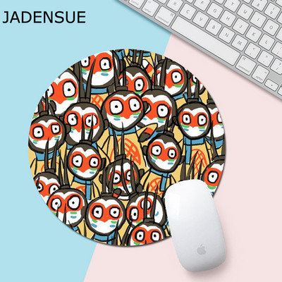 Kawaii podloga za miš Gaming Round Cute Cup Podloge za stol Deskpad Laptop Podloga za miš za miševe Mause Uredski dodaci PC Računalo