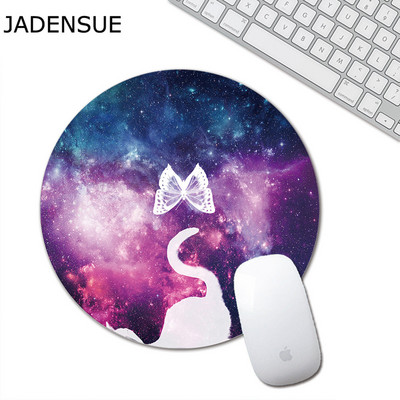 Kawaii podloga za miš Gaming Round Cute Cup Podloge za stol Deskpad Laptop Podloga za miš za miševe Mause Uredski dodaci PC Računalo