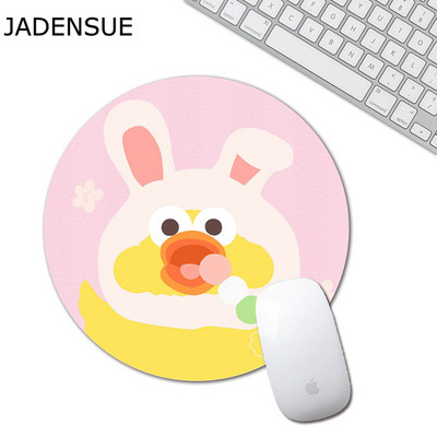 Kawaii podloga za miš Gaming Round Cute Cup Podloge za stol Deskpad Laptop Podloga za miš za miševe Mause Uredski dodaci PC Računalo