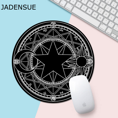 Kawaii podloga za miš Gaming Round Cute Cup Podloge za stol Deskpad Laptop Podloga za miš za miševe Mause Uredski dodaci PC Računalo