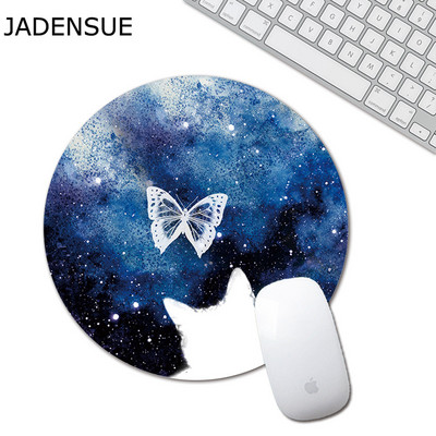 Kawaii podloga za miš Gaming Round Cute Cup Podloge za stol Deskpad Laptop Podloga za miš za miševe Mause Uredski dodaci PC Računalo