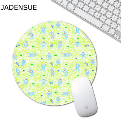 Kawaii podloga za miš Gaming Round Cute Cup Podloge za stol Deskpad Laptop Podloga za miš za miševe Mause Uredski dodaci PC Računalo