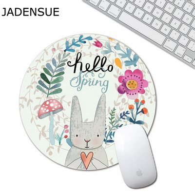 Kawaii podloga za miš Gaming Round Cute Cup Podloge za stol Deskpad Laptop Podloga za miš za miševe Mause Uredski dodaci PC Računalo