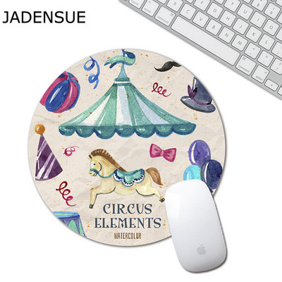 Kawaii podloga za miš Gaming Round Cute Cup Podloge za stol Deskpad Laptop Podloga za miš za miševe Mause Uredski dodaci PC Računalo