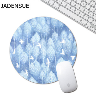 Kawaii podloga za miš Gaming Round Cute Cup Podloge za stol Deskpad Laptop Podloga za miš za miševe Mause Uredski dodaci PC Računalo