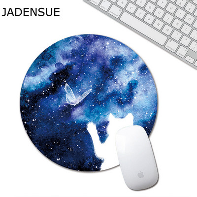 Kawaii podloga za miš Gaming Round Cute Cup Podloge za stol Deskpad Laptop Podloga za miš za miševe Mause Uredski dodaci PC Računalo