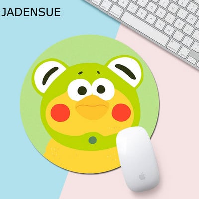 Kawaii podloga za miš Gaming Round Cute Cup Podloge za stol Deskpad Laptop Podloga za miš za miševe Mause Uredski dodaci PC Računalo