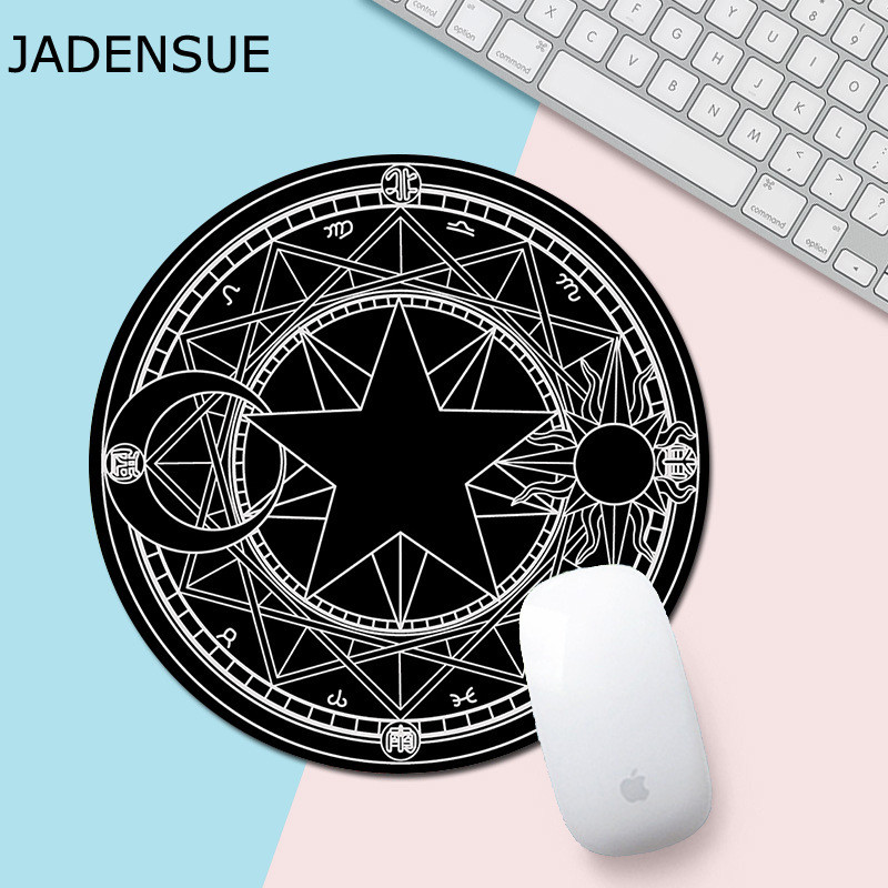 Kawaii podloga za miš Gaming Round Cute Cup Podloge za stol Deskpad Laptop Podloga za miš za miševe Mause Uredski dodaci PC Računalo