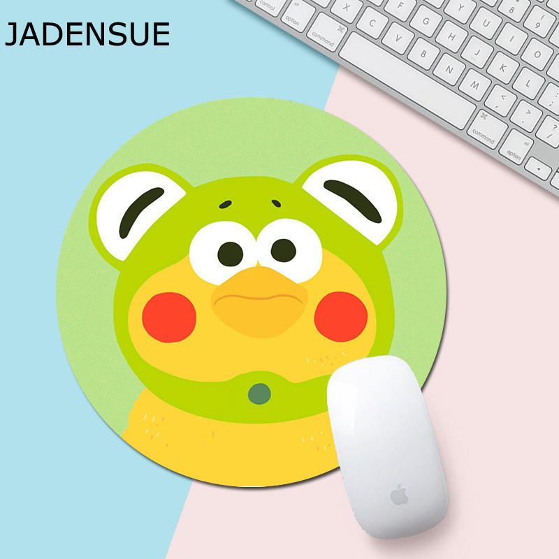 Kawaii podloga za miš Gaming Round Cute Cup Podloge za stol Deskpad Laptop Podloga za miš za miševe Mause Uredski dodaci PC Računalo