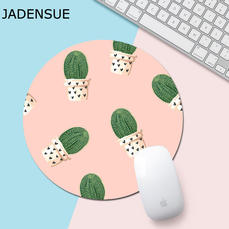 Kawaii podloga za miš Gaming Round Cute Cup Podloge za stol Deskpad Laptop Podloga za miš za miševe Mause Uredski dodaci PC Računalo