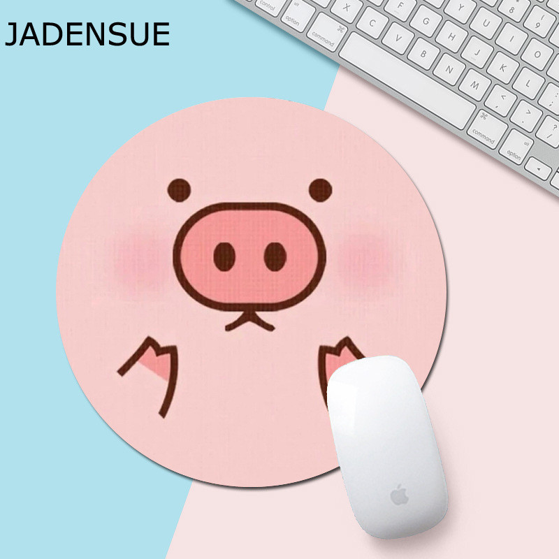Kawaii podloga za miš Gaming Round Cute Cup Podloge za stol Deskpad Laptop Podloga za miš za miševe Mause Uredski dodaci PC Računalo