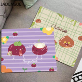 Négyzet alakú, természetes gumiból készült egérpad Kicsi friss laptop egéralátét Számítógépes személyiség Kreativitás Kis dinoszaurusz asztallap asztali szőnyegek