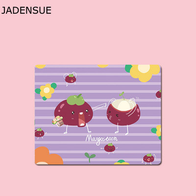 Négyzet alakú, természetes gumiból készült egérpad Kicsi friss laptop egéralátét Számítógépes személyiség Kreativitás Kis dinoszaurusz asztallap asztali szőnyegek