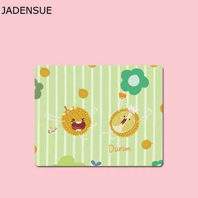 Négyzet alakú, természetes gumiból készült egérpad Kicsi friss laptop egéralátét Számítógépes személyiség Kreativitás Kis dinoszaurusz asztallap asztali szőnyegek