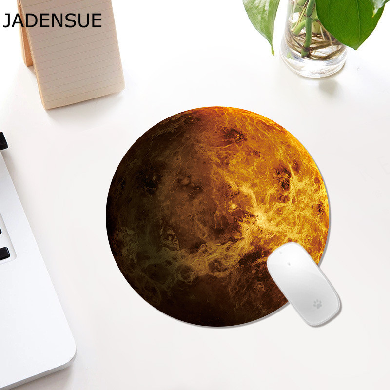 2022 New Planets Podloga za miša Neklizajuća kružna gaming igra Prijenosno računalo Uredski materijal Zaštita okoliša Meka podloga za stol Podloge za stol