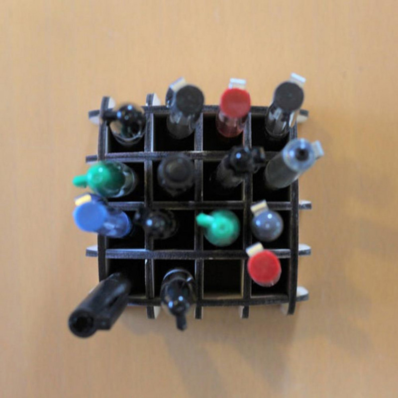 Držač za olovke Izvrsna dugotrajna drvena art deco olovka Držač za olovke Uredski pribor Spremnik za pohranjivanje olovki Pernica