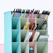 Kreativni kosi držač za olovke Modni stolni prostor za pohranu Studentski pribor Personality Jednostavan držač za olovke velikog kapaciteta s četiri mreže