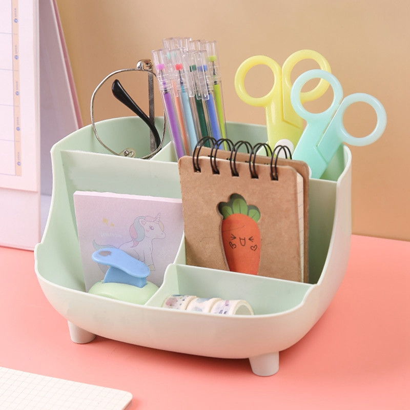 6 pojaseva Uredski držač za olovke Kutija za pohranu Stolni organizator Višenamjenska knjiga Olovka Kutija za pohranu kozmetike Pribor za pisanje