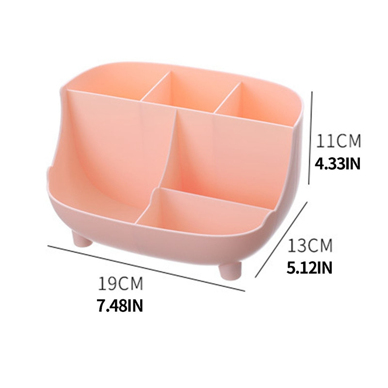 6 pojaseva Uredski držač za olovke Kutija za pohranu Stolni organizator Višenamjenska knjiga Olovka Kutija za pohranu kozmetike Pribor za pisanje