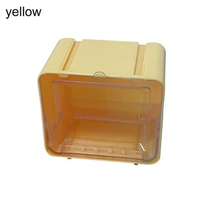 Mini Hand Ledger Tape Storage Box Visible Desktop Storage Box Φορητή διαφανής σχολική θήκη για χαρτικά
