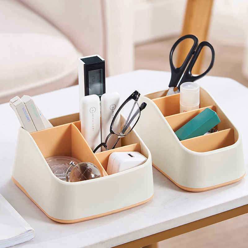 Stolni TV držač daljinskog upravljača Kutija za pohranu Kućni kreativni stolni pribor Držač za olovke Multi Grid Držač daljinskog upravljača za stol