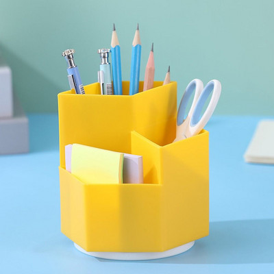 Hot Sale Rotary Creative Multifunktsionaalne salvestuskarp kirjatarvete ümbris lauaarvuti organiseerija pliiatsihoidja