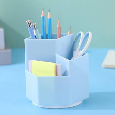 Hot Sale Rotary Creative Multifunktsionaalne salvestuskarp kirjatarvete ümbris lauaarvuti organiseerija pliiatsihoidja