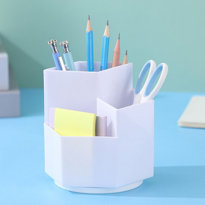 Hot Sale Rotary Creative Multifunktsionaalne salvestuskarp kirjatarvete ümbris lauaarvuti organiseerija pliiatsihoidja