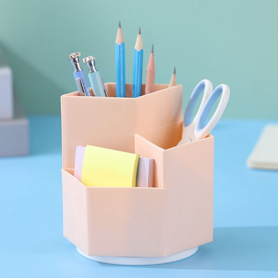 Hot Sale Rotary Creative Multifunktsionaalne salvestuskarp kirjatarvete ümbris lauaarvuti organiseerija pliiatsihoidja