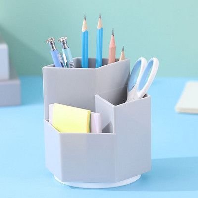 Hot Sale Rotary Creative Multifunktsionaalne salvestuskarp kirjatarvete ümbris lauaarvuti organiseerija pliiatsihoidja