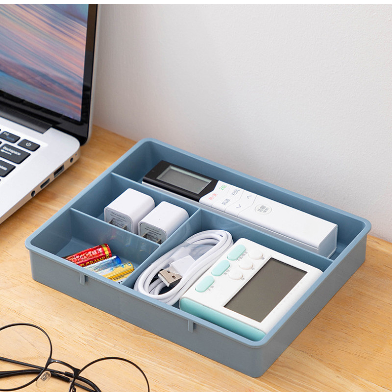 Slatki držač za pisaći pribor Ladica Radna površina Trake za nakit Kutija za pohranu 4 rešetke Organizator za pohranu šminke velikog kapaciteta Školski pribor