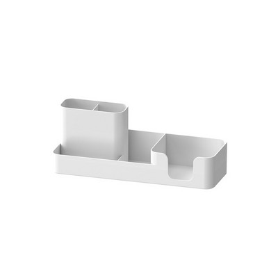 Sandėliavimo rašiklio laikiklis Stalinis raštinės reikmenys Daugiafunkciniai skyriai Tvarkyklės Kosmetika Ženkliuko dėklas bendrabutyje baltas