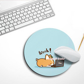 1kom slatka podloga za miš mali okrugli veliki jastuk prijenosni uredski kućni prirodni protuklizni gumeni podloga za miš