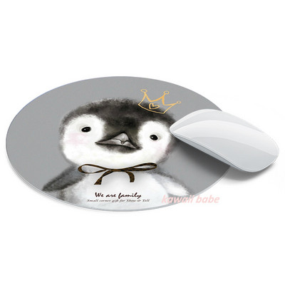 1kom slatka podloga za miš mali okrugli veliki jastuk prijenosni uredski kućni prirodni protuklizni gumeni podloga za miš