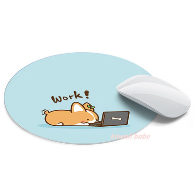 1kom slatka podloga za miš mali okrugli veliki jastuk prijenosni uredski kućni prirodni protuklizni gumeni podloga za miš