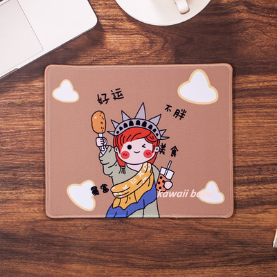 2022 nova Mouse Pad Deskpad 21*26cm Kawaii Pad Gaming Slatka podloga za stol Ured Home PC Računalo Tipkovnica Zaštita djevojka