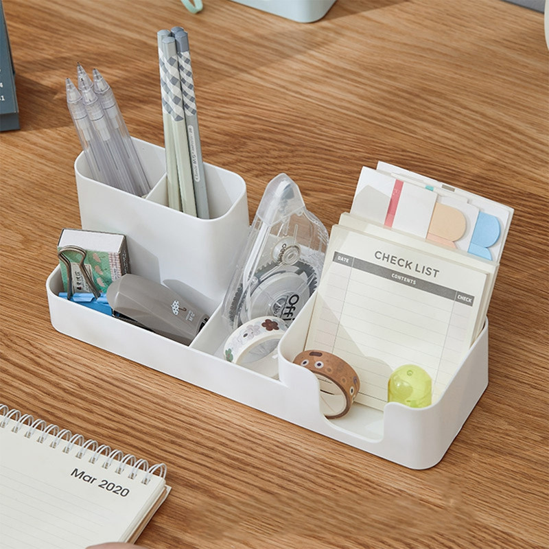 5 pojaseva Držač za olovke velikog kapaciteta Kutija za pohranu Stolni organizator Višenamjenska knjiga Olovka Kutija za pohranu kozmetike Pisac