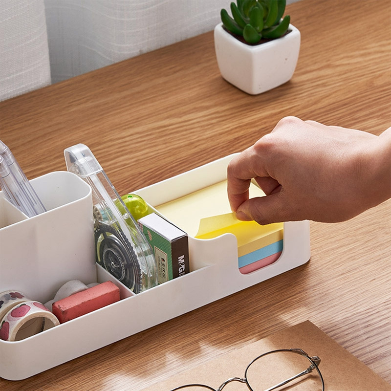 5 pojaseva Držač za olovke velikog kapaciteta Kutija za pohranu Stolni organizator Višenamjenska knjiga Olovka Kutija za pohranu kozmetike Pisac