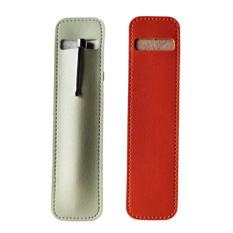 1 buc. Husă pentru creion din piele PU Husă de protecție pentru stilou Cutie de papetărie pentru studenți, de culoare solidă, creativă simplă, cadou