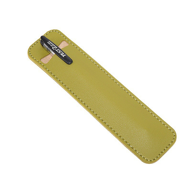 1 buc. Husă pentru creion din piele PU Husă de protecție pentru stilou Cutie de papetărie pentru studenți, de culoare solidă, creativă simplă, cadou