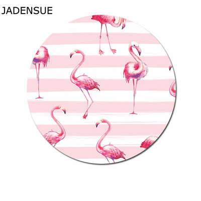 Prekrasna gumena podloga za računalni miš, podebljana crtana okrugla podloga za miša s pingvinom, 20 cm za MacBook Xiaomi Lenovo