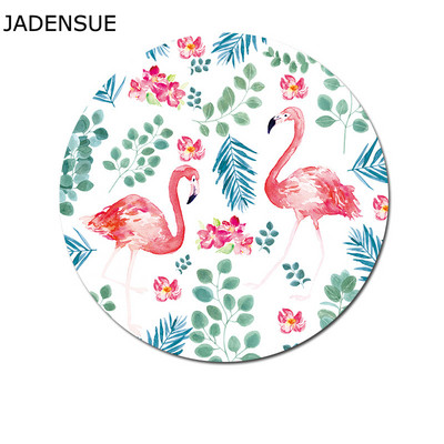 Prekrasna gumena podloga za računalni miš, podebljana crtana okrugla podloga za miša s pingvinom, 20 cm za MacBook Xiaomi Lenovo