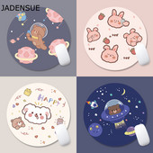22x22 cm Cute Mouse Pad Deskpad Kawaii Πατάκια γραφείου γραφής Πληκτρολόγιο υπολογιστή Πληκτρολόγιο φορητού υπολογιστή Ποντίκι Στρογγυλό Αξεσουάρ γραφείου Διακόσμηση σπιτιού