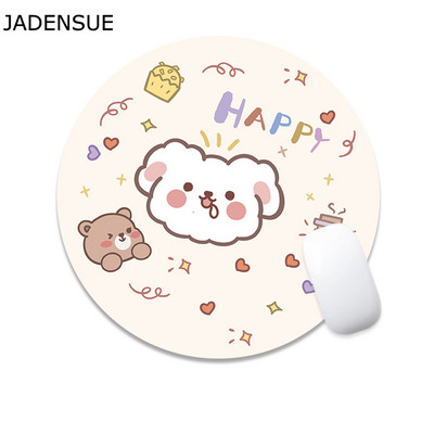22x22 cm Cute Mouse Pad Deskpad Kawaii Πατάκια γραφείου γραφής Πληκτρολόγιο υπολογιστή Πληκτρολόγιο φορητού υπολογιστή Ποντίκι Στρογγυλό Αξεσουάρ γραφείου Διακόσμηση σπιτιού