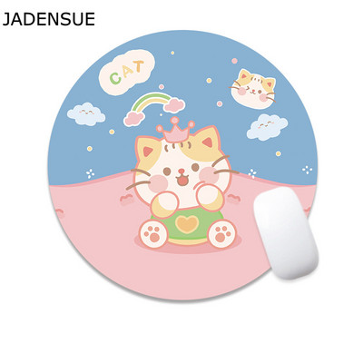 22x22 cm Cute Mouse Pad Deskpad Kawaii Πατάκια γραφείου γραφής Πληκτρολόγιο υπολογιστή Πληκτρολόγιο φορητού υπολογιστή Ποντίκι Στρογγυλό Αξεσουάρ γραφείου Διακόσμηση σπιτιού