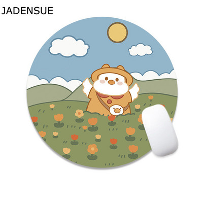 22x22 cm Cute Mouse Pad Deskpad Kawaii Πατάκια γραφείου γραφής Πληκτρολόγιο υπολογιστή Πληκτρολόγιο φορητού υπολογιστή Ποντίκι Στρογγυλό Αξεσουάρ γραφείου Διακόσμηση σπιτιού